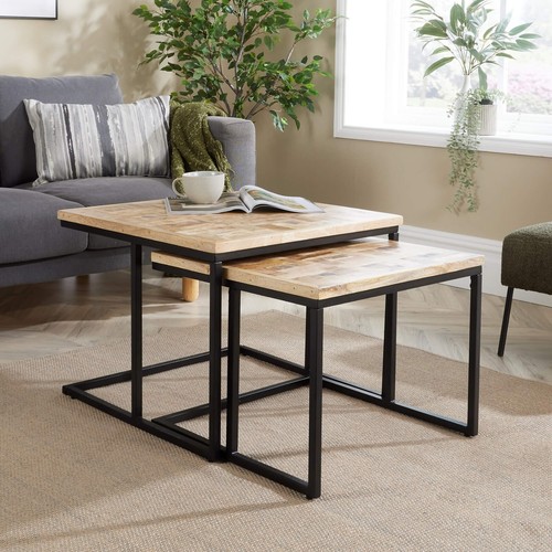 Nest tables solid mango - nest, 2