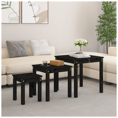 Nesting tables black - nesting,