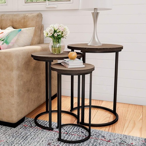 Set rustic brown - of, 3