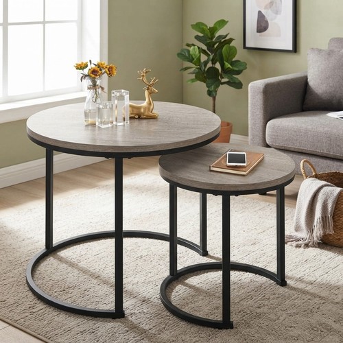 Stylish grey round - grey,