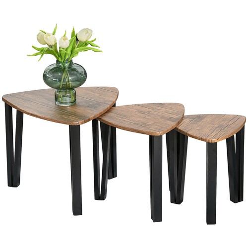 Homcom pcs nesting table - pcs,