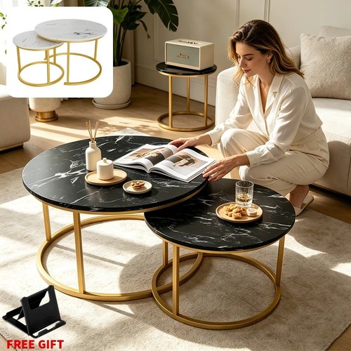Nesting coffee tables set - set, 2