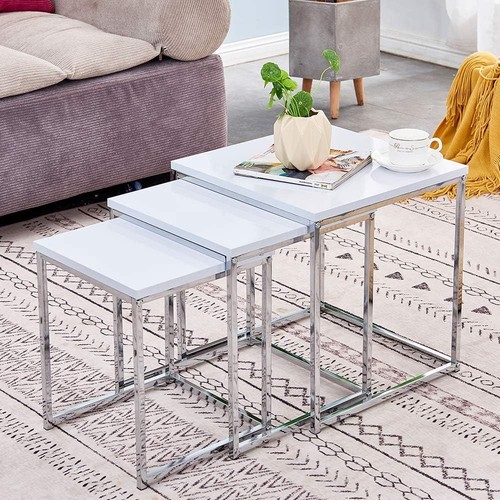 Modern nesting tables set - modern, 3