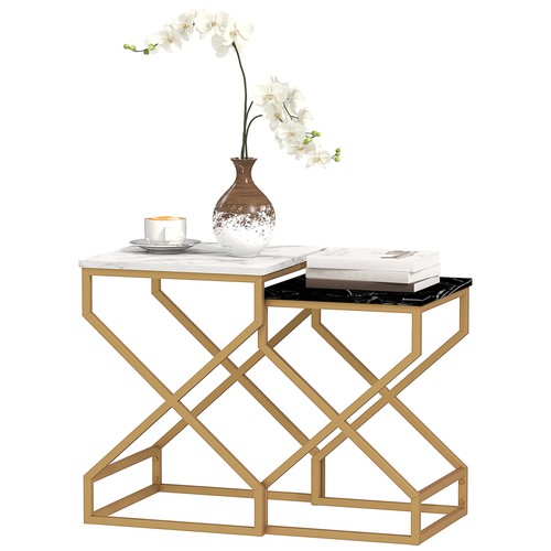 Homcom nest tables coffee - of, tables,