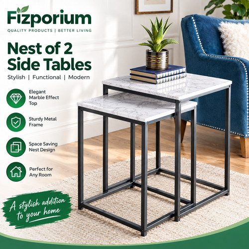 Nest side tables marble - 2,