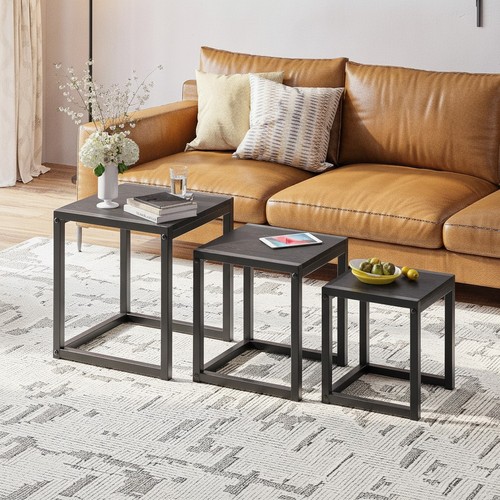 Nesting tables set black - tables,