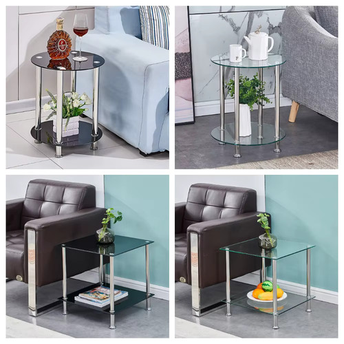Tier square round - end, table