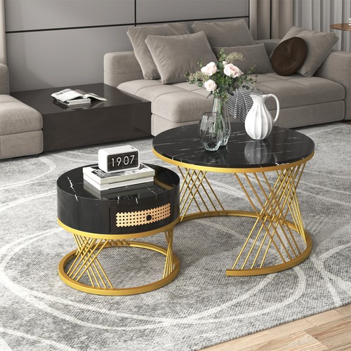 Coffee table nesting - table, of